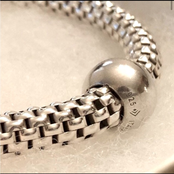 Silpada Vintage Sterling Silver Stunning Chic Stretch Bracelet 2.5 inch diameter - Picture 2 of 14